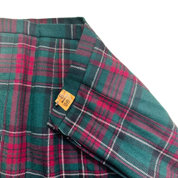 VTG Scottish Tartan Plaid Wool Kilt / Skirt - Picture 5 of 6